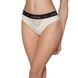 Трусики з широкою гумкою і мереживом Passion PS001 PANTIES S, ecru