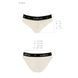 Трусики з широкою гумкою і мереживом Passion PS001 PANTIES S, ecru