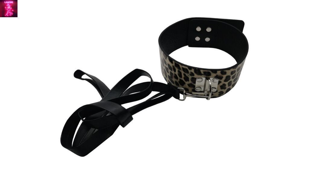 Набір MAI BDSM STARTER KIT N&ordm; 75 Leopard: батіг, кляп, наручники, маска, нашийник, мотузка, затискач