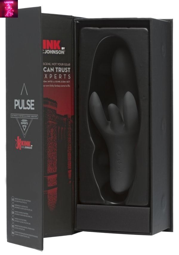 Вібратор-кролик Doc Johnson Kink - Pulse - Ultimate 4 Motor Silicone Vibrator