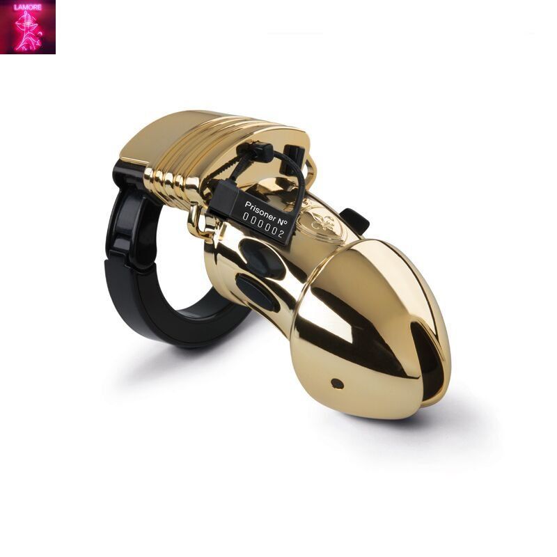 Клітка для члена з електростимуляцією Mystim Pubic Enemy No 1 - Gold Edition