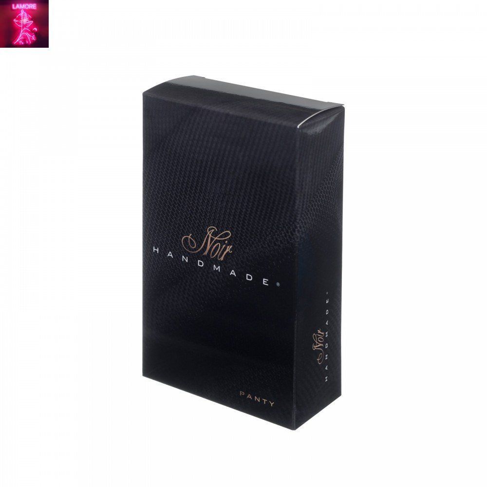 Трусики сітка стрінги з застібками F119 Noir Handmade S, Черный