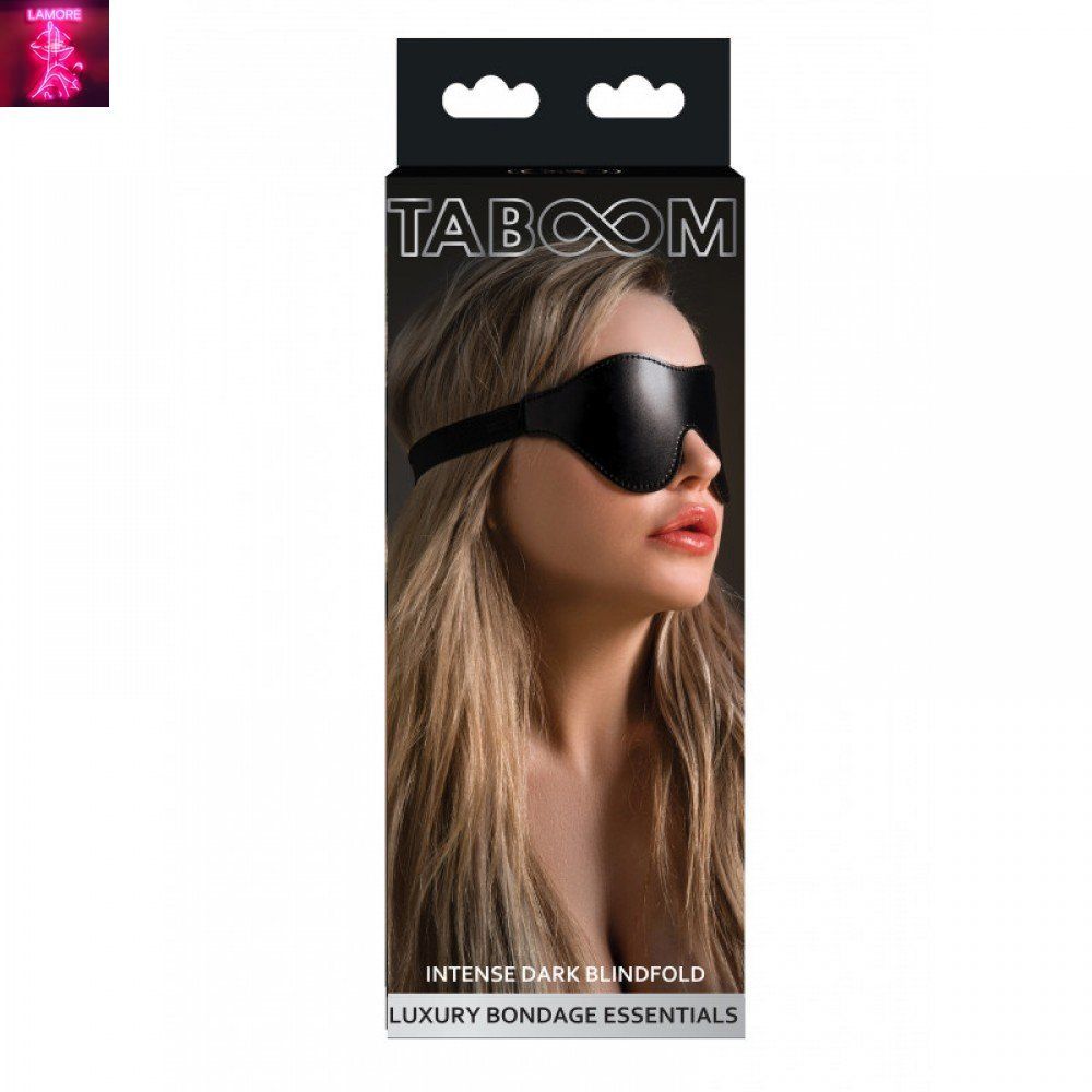 Маска на очі Taboom Intense Dark Blindfold, чорна
