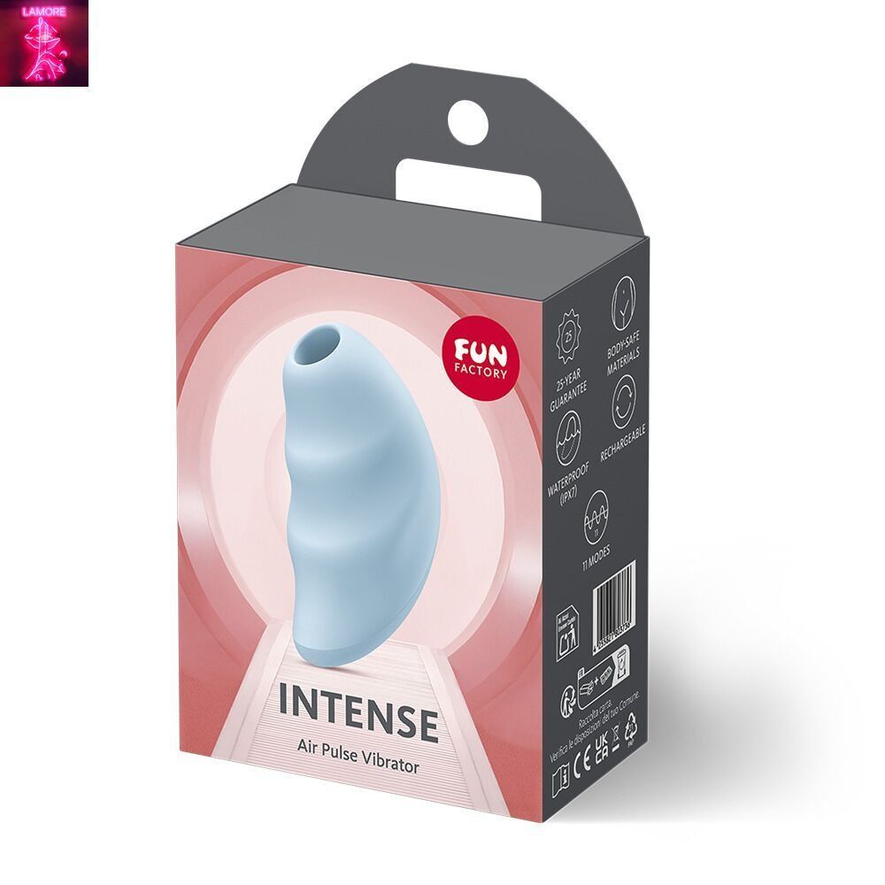 Вакуумний стимулятор Fun Factory Intense Sky Blue, 11 режимів роботи, перезаряджуваний