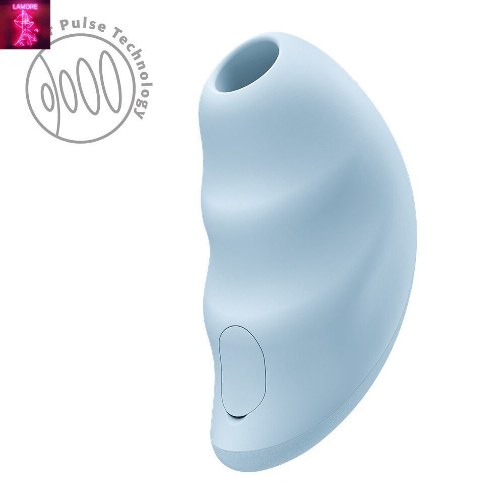 Вакуумний стимулятор Fun Factory Intense Sky Blue, 11 режимів роботи, перезаряджуваний