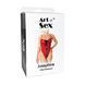 Сексуальне лаковане боді Art of Sex - Josephine червоне S
