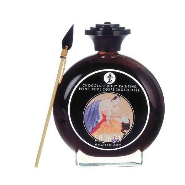 Фарба для тіла Shunga BODYPAINTING &ndash; Aphrodisiac chocolate (100 мл) без глютену та парабенів