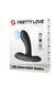 Масажер простати Pretty Love Remington з пульсацією, чорний, 11 х 2,8 см