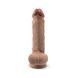 Фалоімітатор SilexD Vetus Premium Real Skin Flesh (8in MODEL 1), ультрареалістик, діаметр 4,1 см