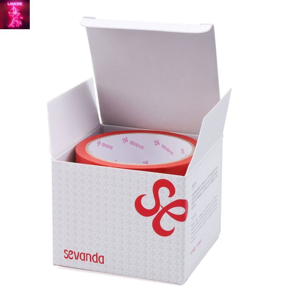 Скотч для бондажу LOCKINK SEVANDA Electrostatic Tape, червона, 16 м