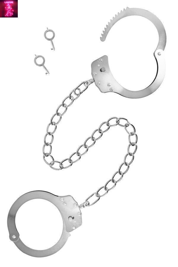 Металеві поножі Fetish Tentation Adjustable metal ankle cuffs