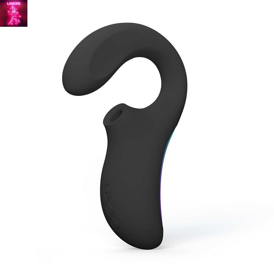 Кліторально-вагінальний звуковий стимулятор LELO Enigma WAVE Black, 3 типи стимуляції