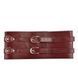 Шкіряний пояс для бондажу Liebe Seele Wine Red Waist Cuff, M Size