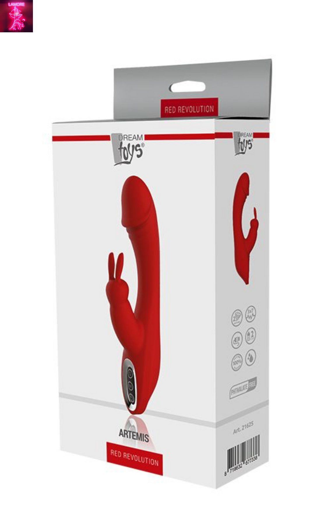 Вібромасажер кролик RED REVOLUTION ARTEMIS