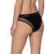 Трусики з прозорою вставкою Passion PS002 PANTIES XL, black