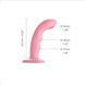 Насадка для страпона з подвійною точковою пульсацією Strap-On-Me TAPPING DILDO WAVE &ndash; CORAL PINK, М