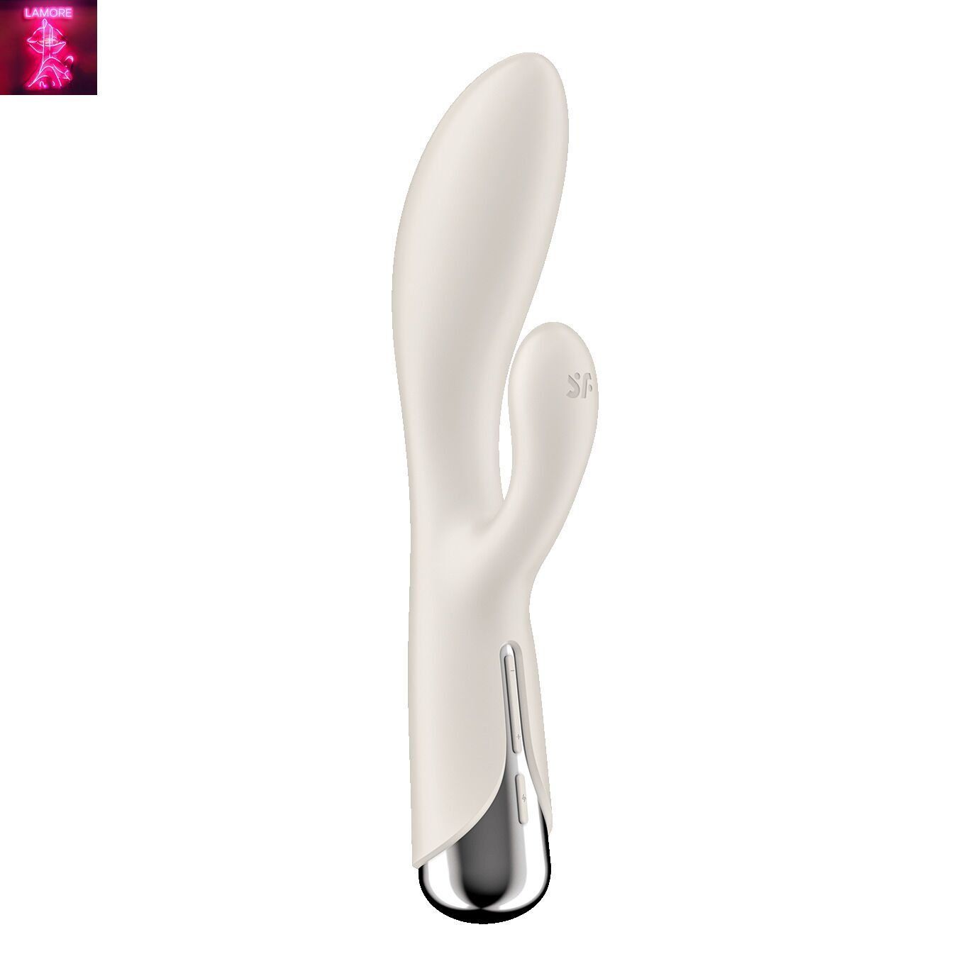 Вібратор-кролик з ротацією Satisfyer Spinning Rabbit 1 Beige, 3 мотори