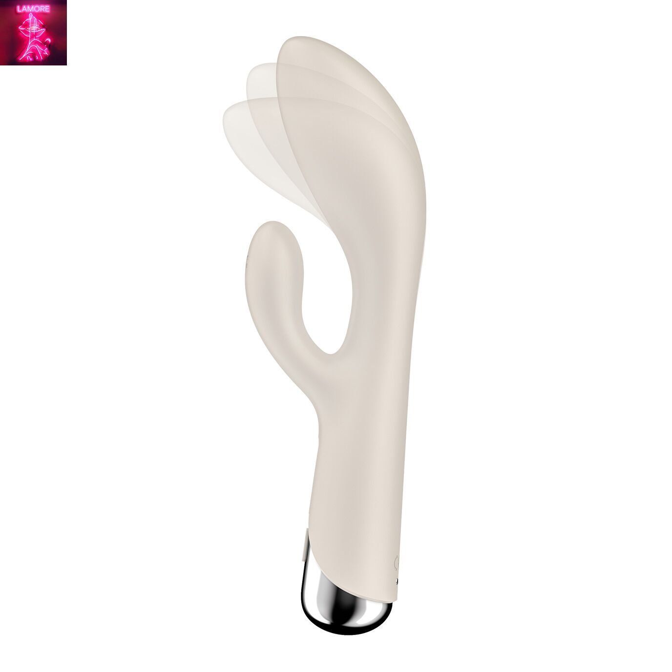 Вібратор-кролик з ротацією Satisfyer Spinning Rabbit 1 Beige, 3 мотори