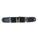 Нашийник LOCKINK Dark DIY Alphabet Collar, чорний, штучна шкіра, букви зі стразами