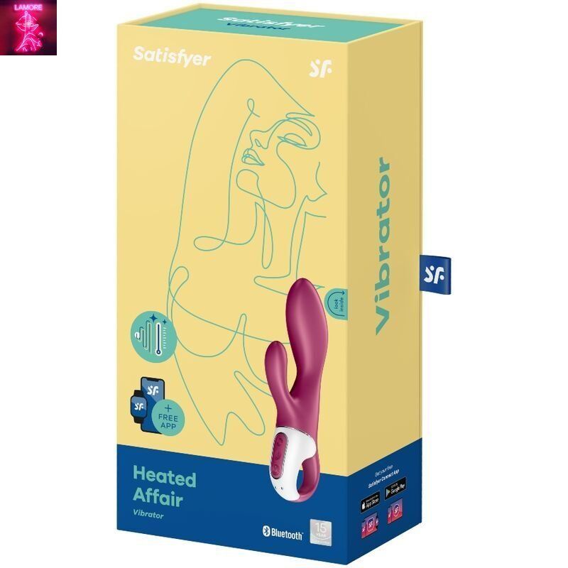 Смарт вібратор-кролик із підігрівом Satisfyer Heated Affair