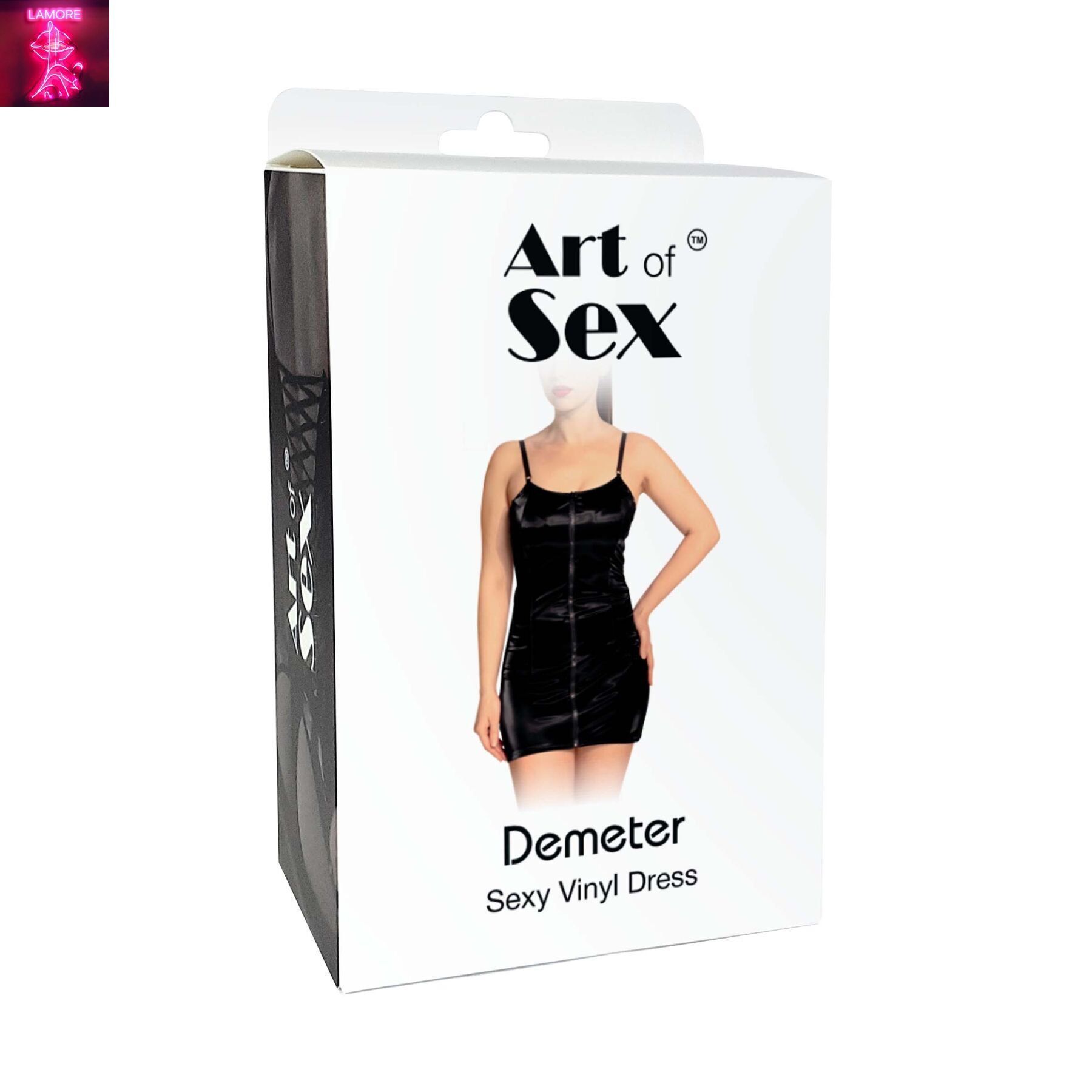 Лакована сукня Art of Sex - Demeter, колір червоний, розмір M