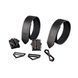 Фіксатори для рук та ніг LOCKINK Wristcuffs/Anklecuffs, чорні, натуральна шкіра