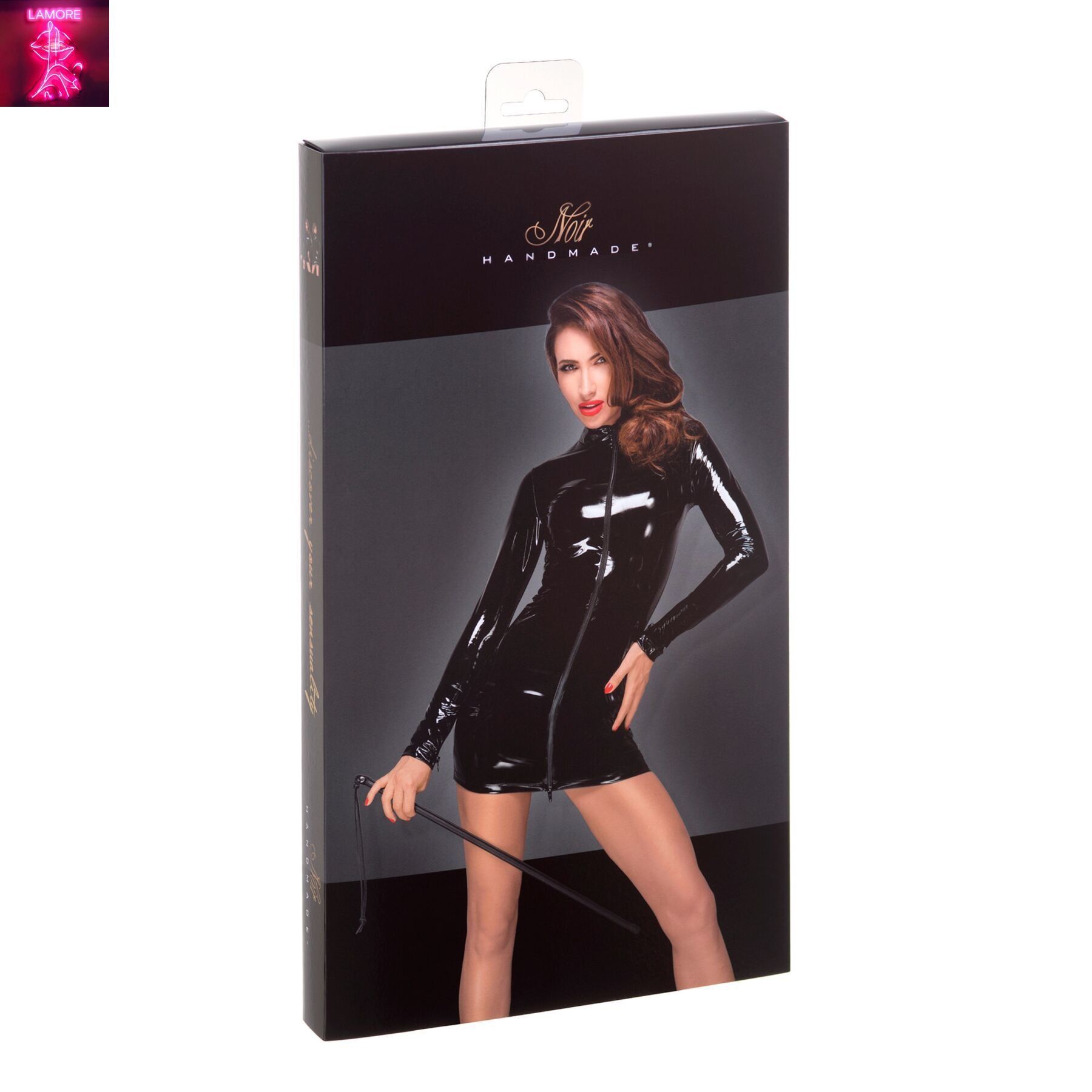 Сукня з мокрим ефектом Noir Handmade F187 PVC mini dress, S