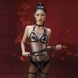 Сбруя зі страпоном LOCKINK SEVANDA Queen Sheba Set with Golden Dildo