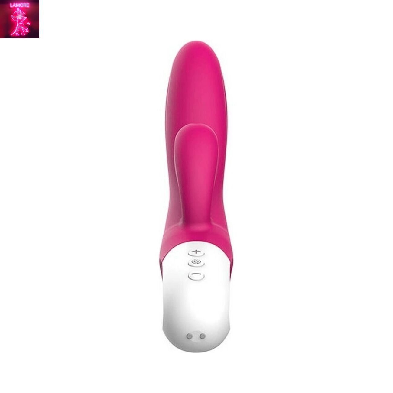 Вібратор-кролик Liebe Bend It Plus Rechargeable Cerise, гнучкий, 2 мотори, 10 режимів