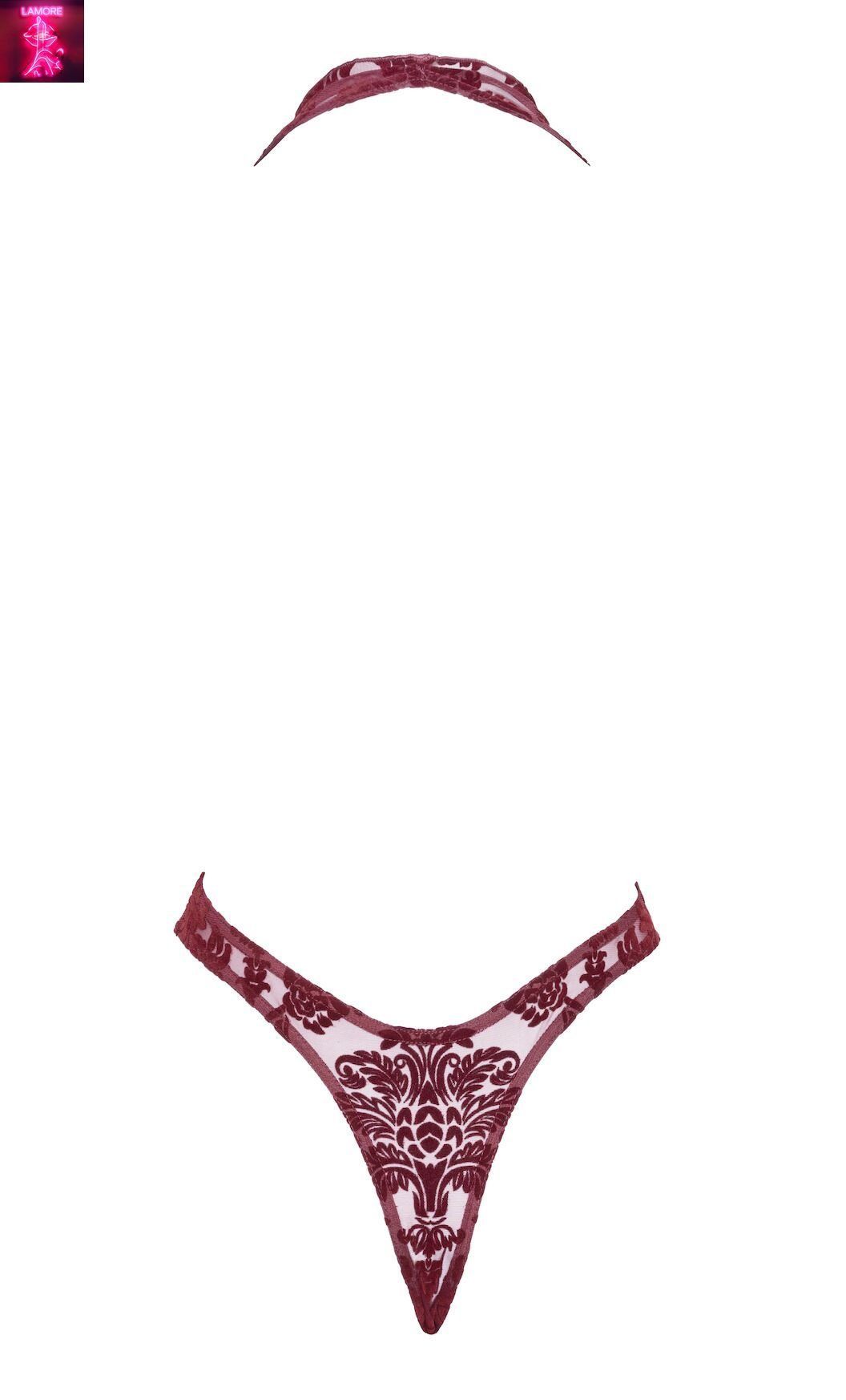Боді Noir Handmade F386 Kink Royal cascade bodysuit XL