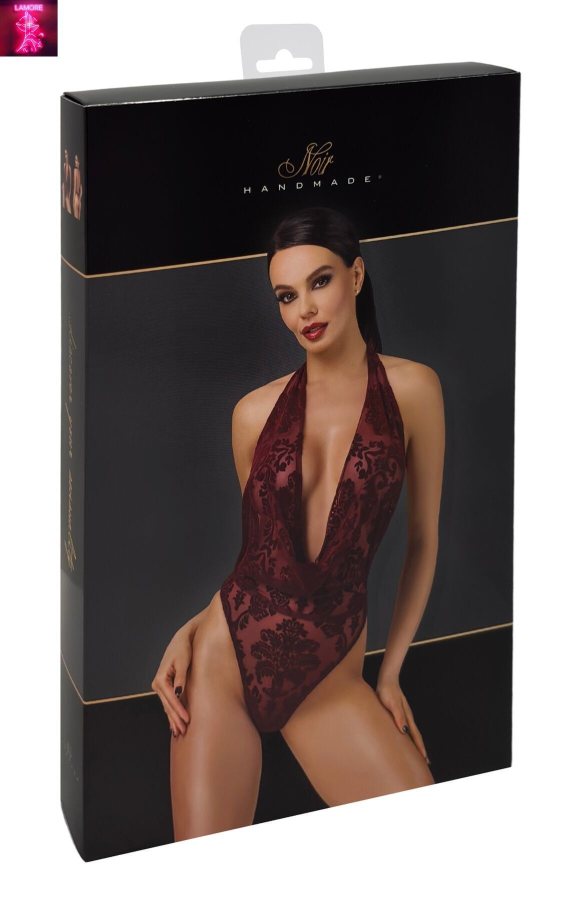Боді Noir Handmade F386 Kink Royal cascade bodysuit XL