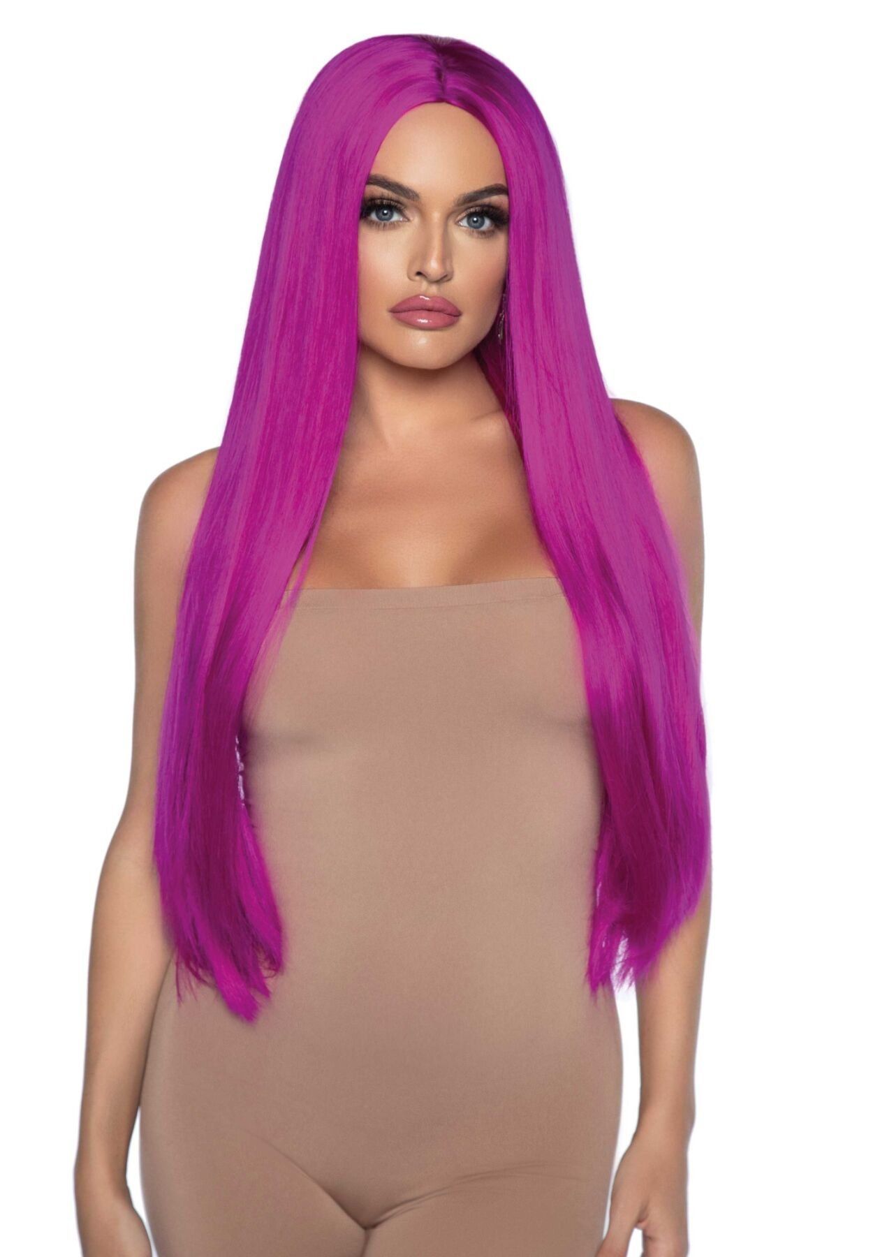 Перука Leg Avenue 33&Prime; Long straight center part wig Raspberry