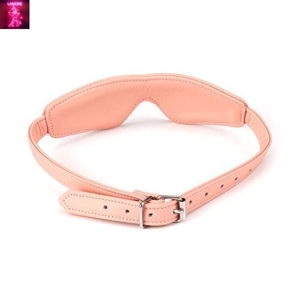Маска на очі Liebe Seele Dark Candy Pink Blindfold, щільне прилягання, регульована