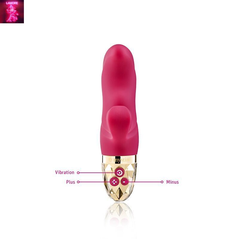 Вібратор-кролик Mystim Hop Hop Bob Fuchsia, потужний мотор, 8 режимів
