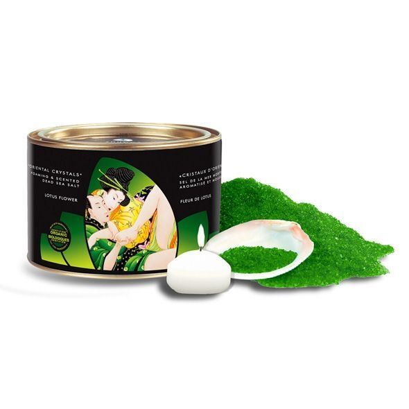 Сіль для ванни Shunga Oriental Crystals Bath Salts ORGANIC &ndash; Lotus Flower (600 г) сіль Мертвого мор