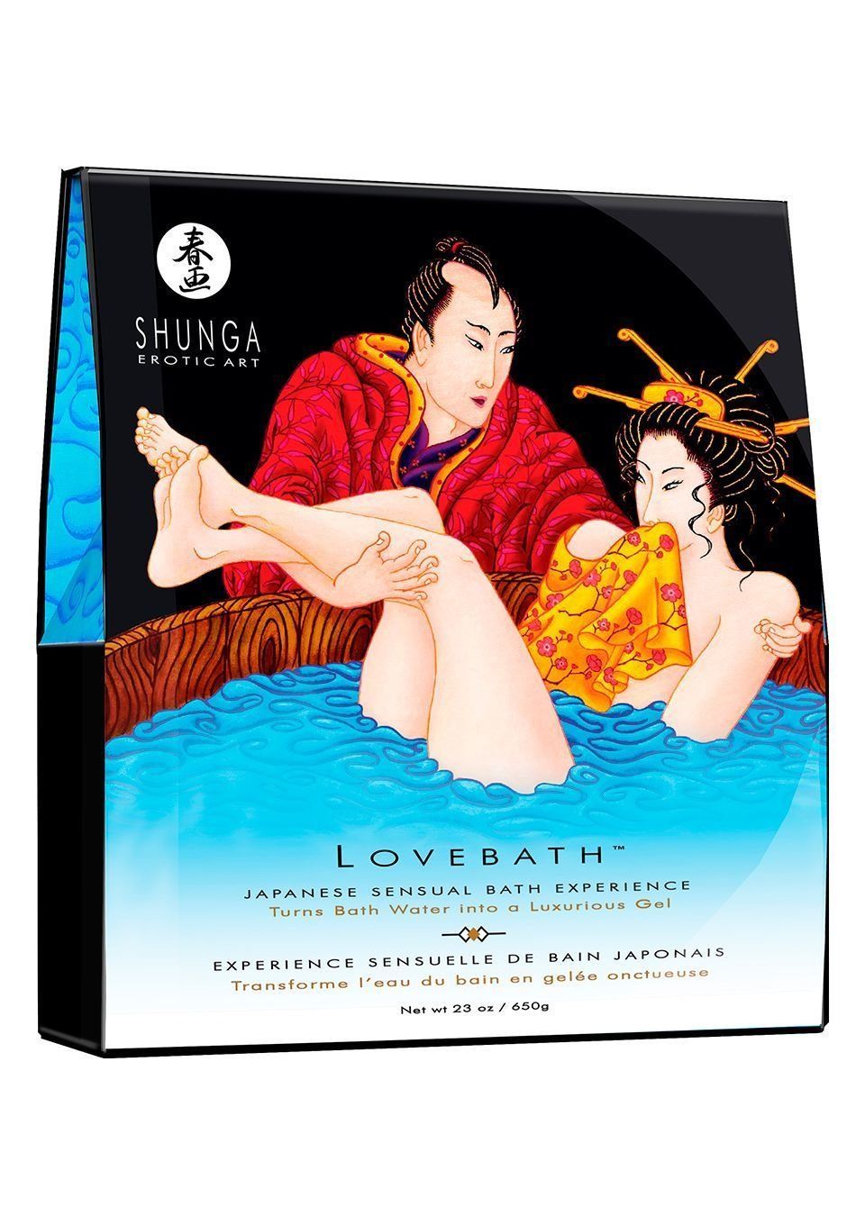 Гель для ванни Shunga LOVEBATH &ndash; Ocean temptations 575 г, робить воду ароматним желе зі SPA-ефектом