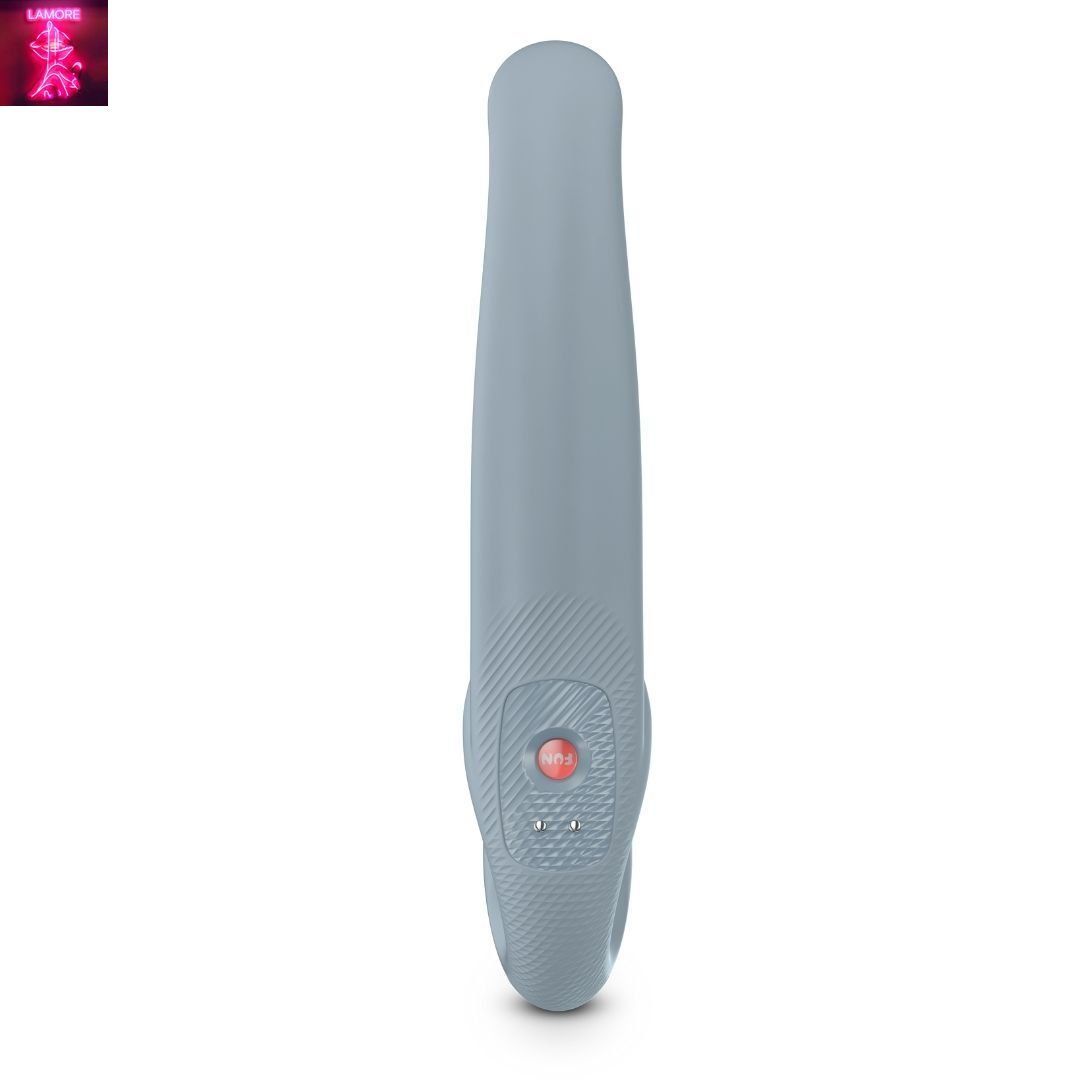 Безремінний страпон з вібрацією Fun Factory SHARE VIBE PRO cool grey, регульований