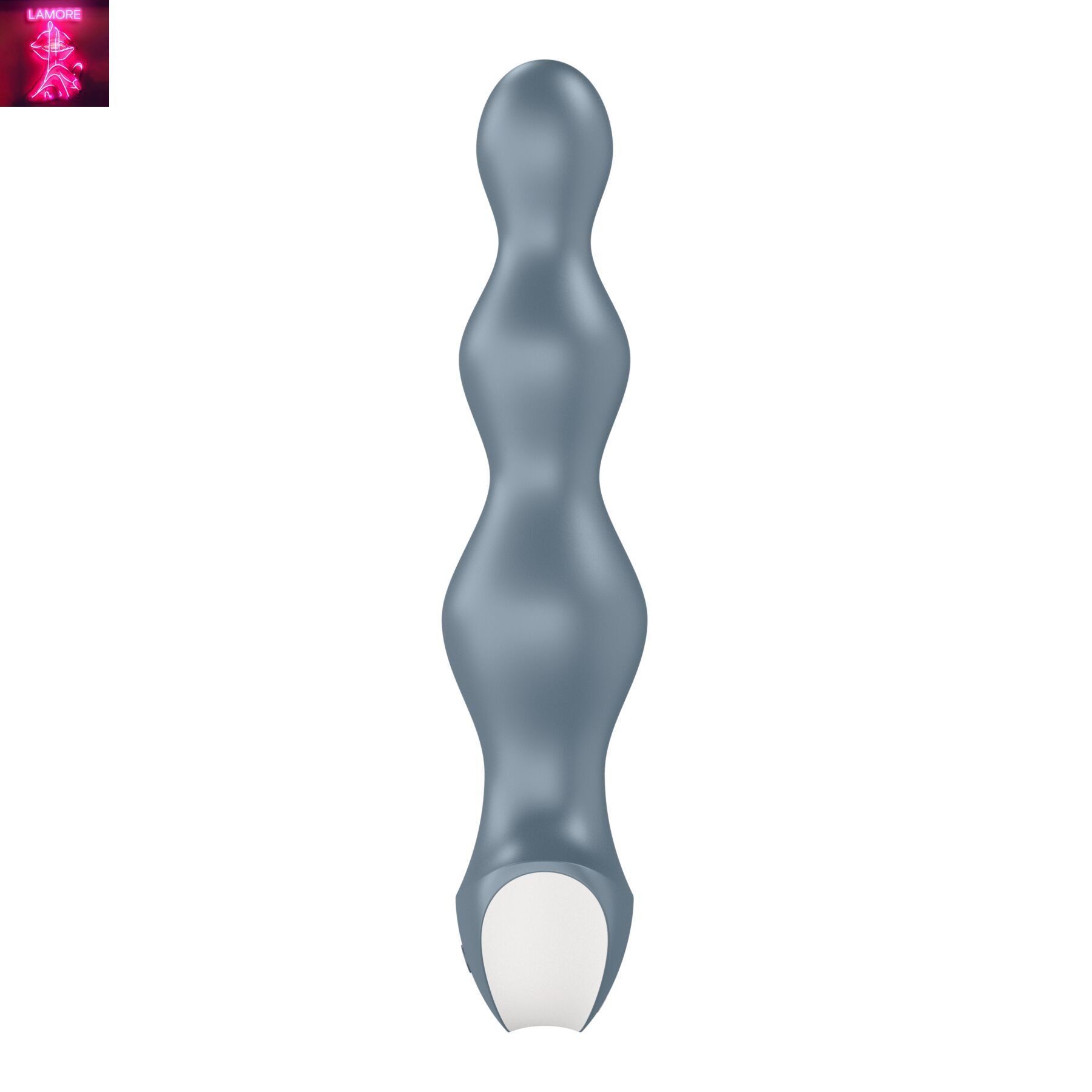 Анальний стимулятор-намистини з двома моторами Satisfyer Lolli-Plug 2 ice blue