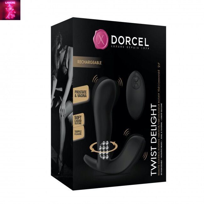 Універсальний вібратор з перлинним масажем Dorcel TWIST DELIGHT