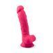 Фалоімітатор SilexD Johnny Pink (MODEL 1 size 7in), двошаровий, силікон + Silexpan, діаметр 3,8см