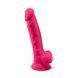 Фалоімітатор SilexD Johnny Pink (MODEL 1 size 7in), двошаровий, силікон + Silexpan, діаметр 3,8см