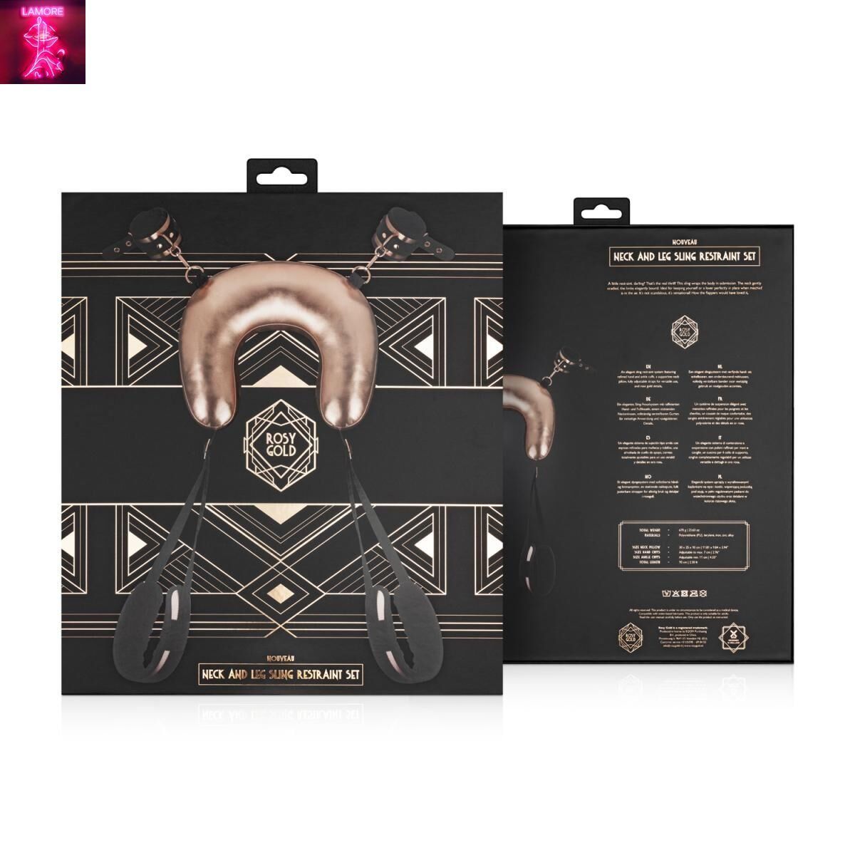 Набір для фіксації Rosy Gold - Neck and Leg Sling Restraint Set