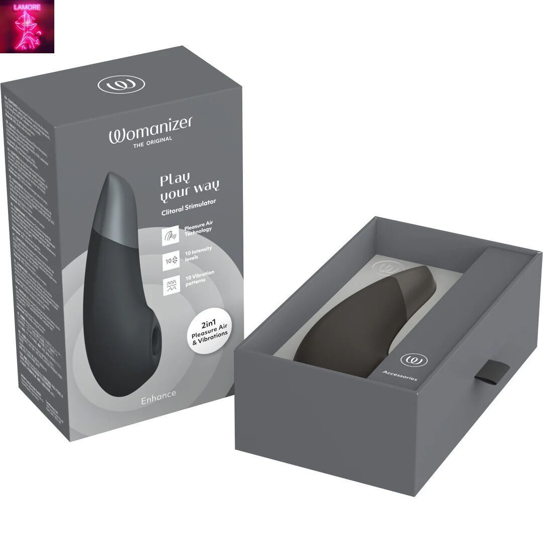 Вакуумний кліторальний стимулятор Womanizer Enhance Black