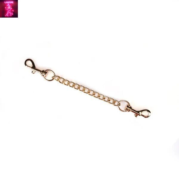 Поножі Liebe Seele Boudoir Amor Ankle Cuffs Black, знімний з&rsquo;єднувальний ланцюжок